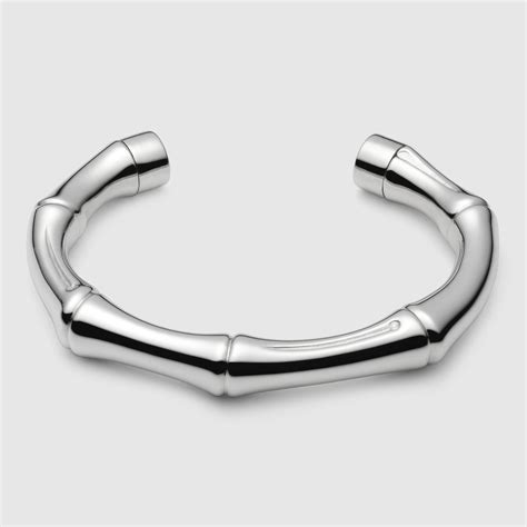 gucci bamboo silver necklace|gucci double g silver bracelet.